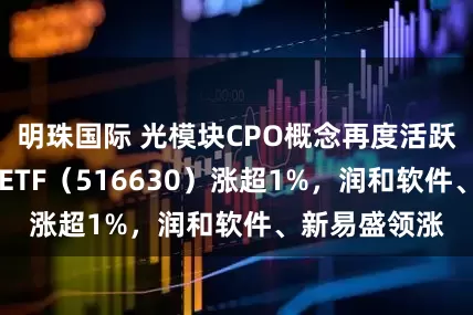明珠国际 光模块CPO概念再度活跃，云计算50ETF（516630）涨超1%，润和软件、新易盛领涨